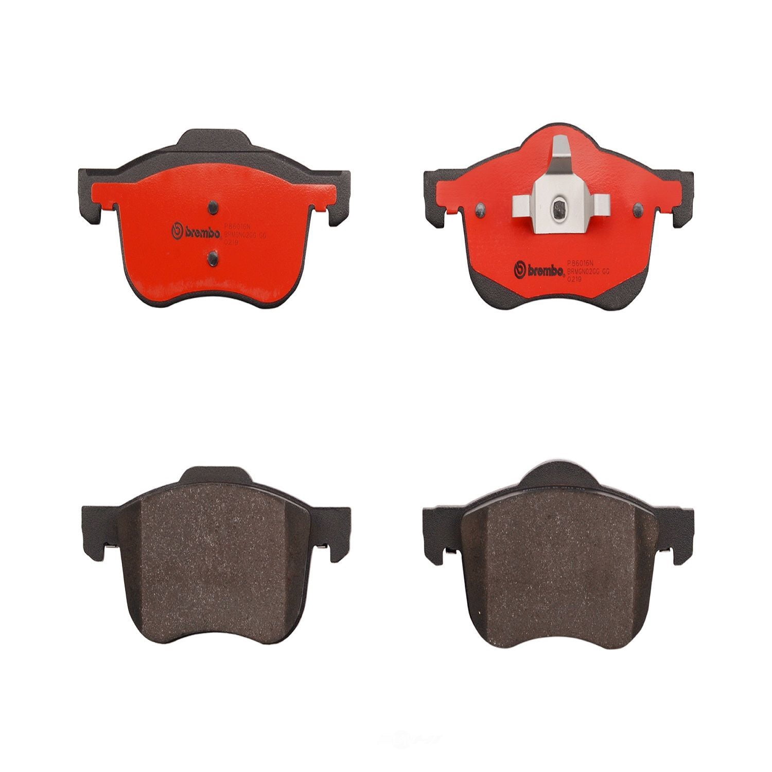 Brembo P86016N Premium NAO Ceramic OE Equivalent Pad