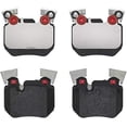 thumbnail image 1 of Brembo Rear Low-Met Brake Pad Set with Counterweights for BMW E82 E88 135i 08-13, 1 of 1