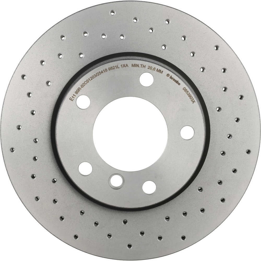 Brembo 09.5390.3X XTRA Disc Brake Rotor