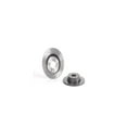 thumbnail image 1 of Brembo 08B4131XC02; Brake Rotor; Solid Cross Drilled; One Piece Design; Wheel Bolt Pattern 9 x 112 Millimeter; Gray Cast Iron; Single, 1 of 2