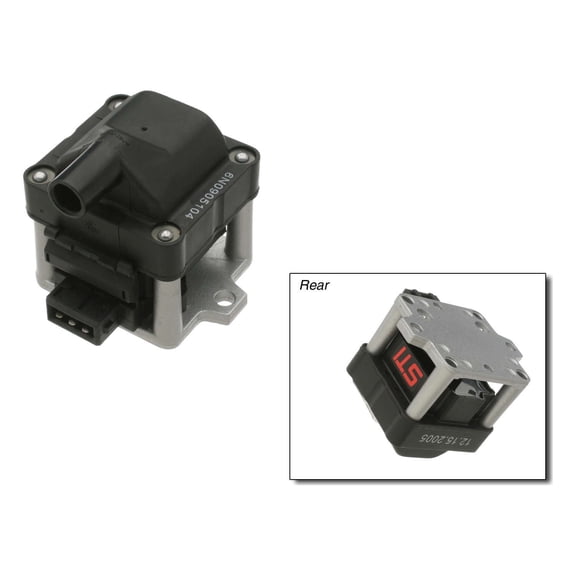 Bremi Ignition Coil, w/ Control Unit Fits select: 1993-1999 VOLKSWAGEN JETTA, 1995-2002 VOLKSWAGEN CABRIO