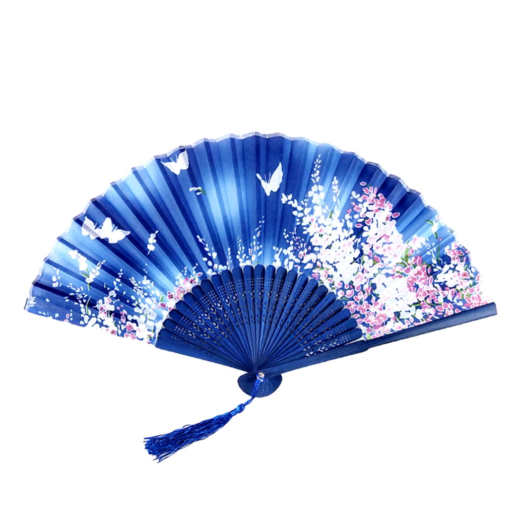 Brenberke Folding Fans Handheld Fans Bamboo Fans Women's Hollowed ...