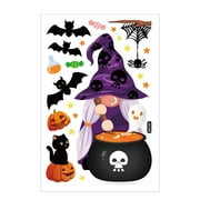 Brenberke Halloween Window Clings Halloween Party Decoration Window Glass Decals Stickers For Halloween Party Supplies