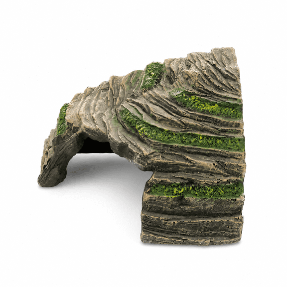 Brencavio Reptile Hide Cave, Terrarium Decor Reptile Hides and Caves, Natural Style Habitat Shelter Ornament for Lizards, Geckos, Bearded Dragons, Snakes and Amphibians
