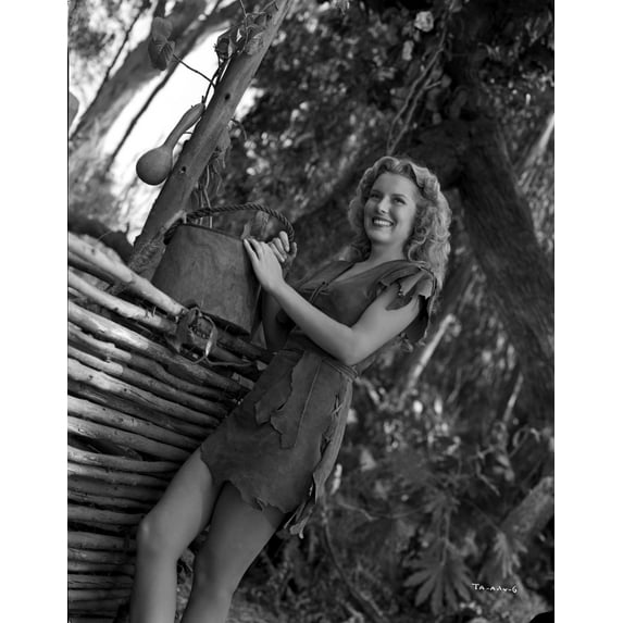 Brenda Joyce Posed in Sexy Dress with Bag Photo Print (8 x 10)