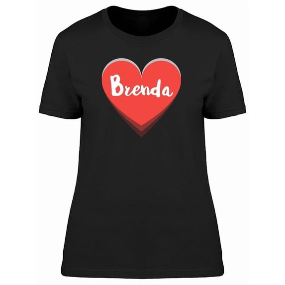 Brenda On Red Heart Tee Women's -Image by Shutterstock