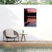 Brenda Petrella Photography LLC 'Evening Reflection' Outdoor Canvas 19x12