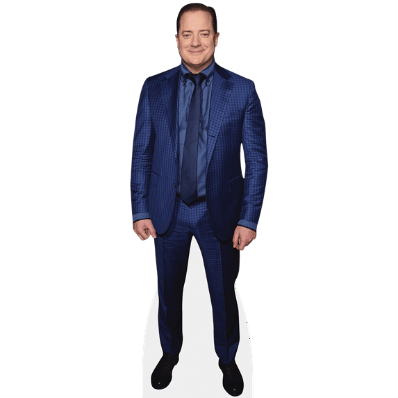 Brendan Fraser (Blue Suit) Lifesize Cardboard Cutout Standee