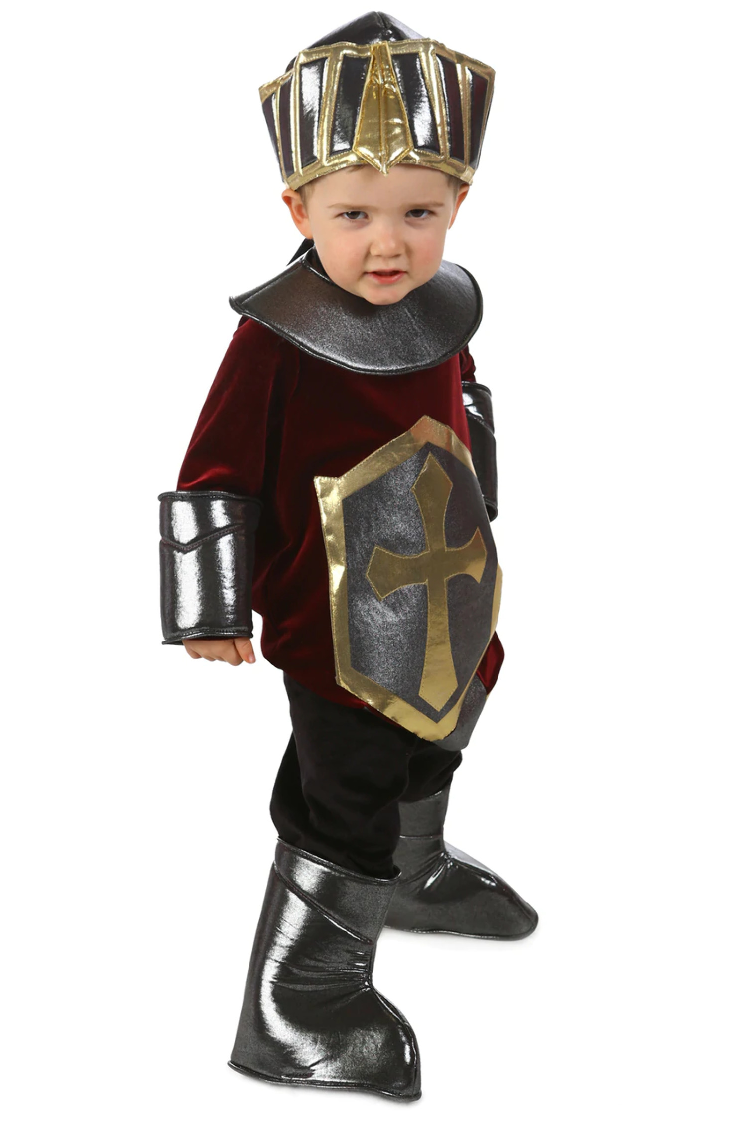 Bristol Novelty Crusader Boy Costume For Kids - Medium Size (Age 5-7 Years) Halloween & Themed Dress-Up Outfit