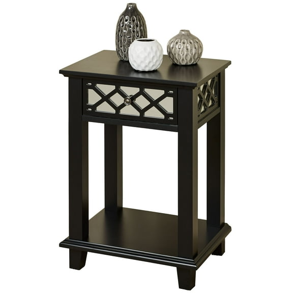Brenden Side Table Black Black