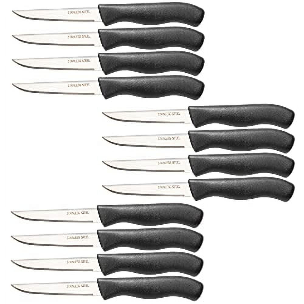 Brenium Paring and Garnishing Knife, 12Piece Set, Knives with Straight