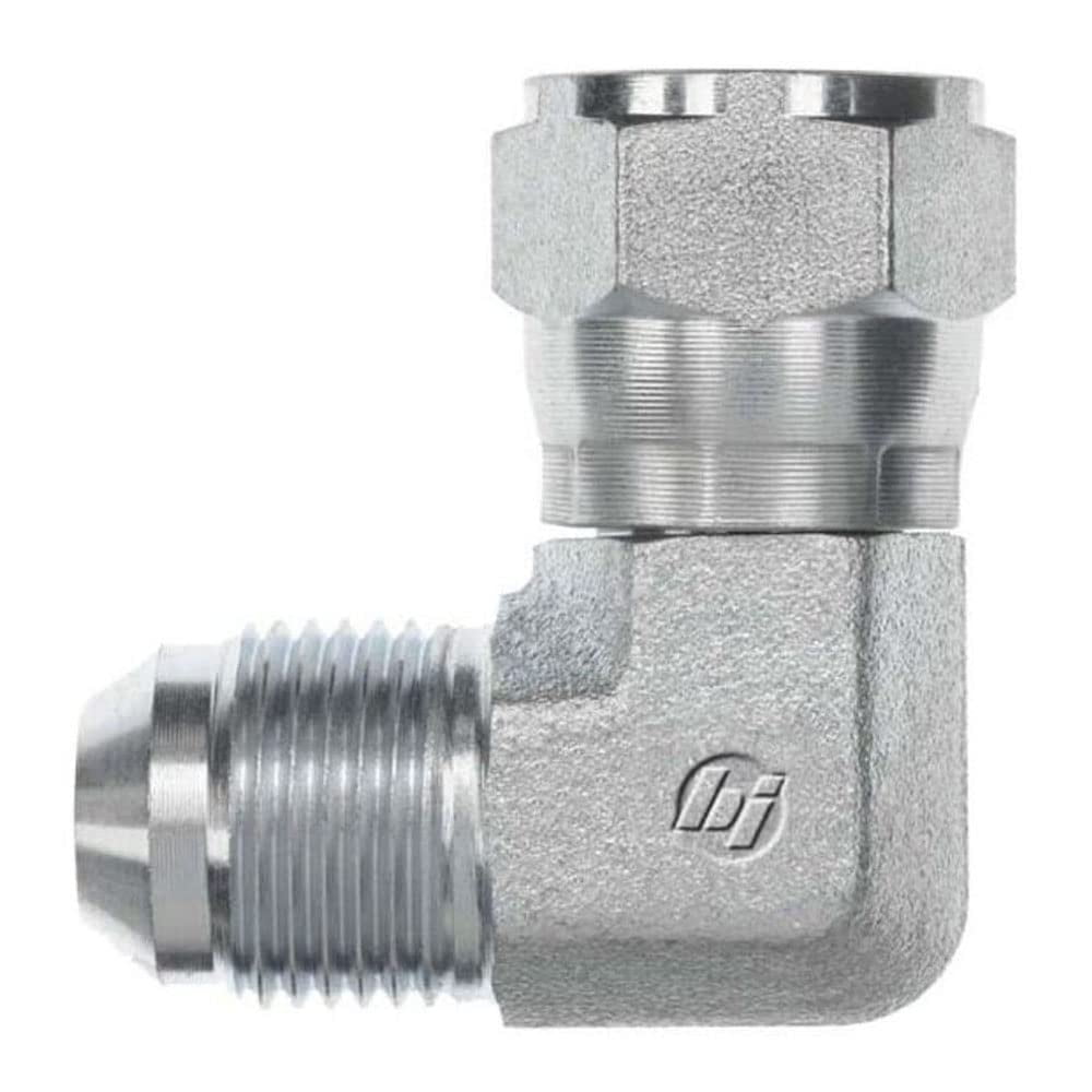 Brennan 2405-12-12-SS Stainless Steel JIC Tube Fitting - 3/4" Tube OD X 3/4-14 NPTF Male Straight Adapter