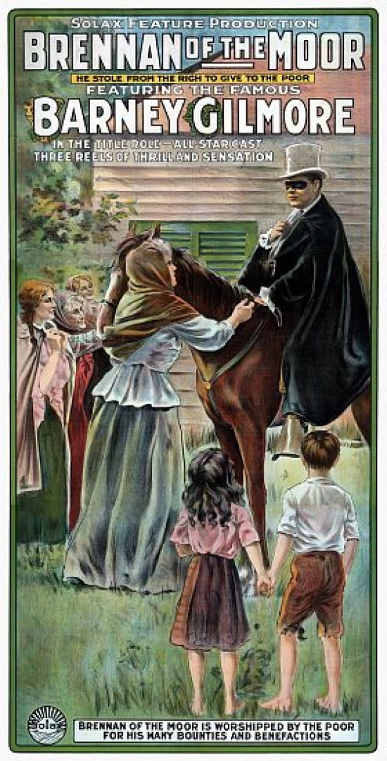 Brennan Of The Moor Barney Gilmore Vintage Movie Canvas Art - (24 x 36)