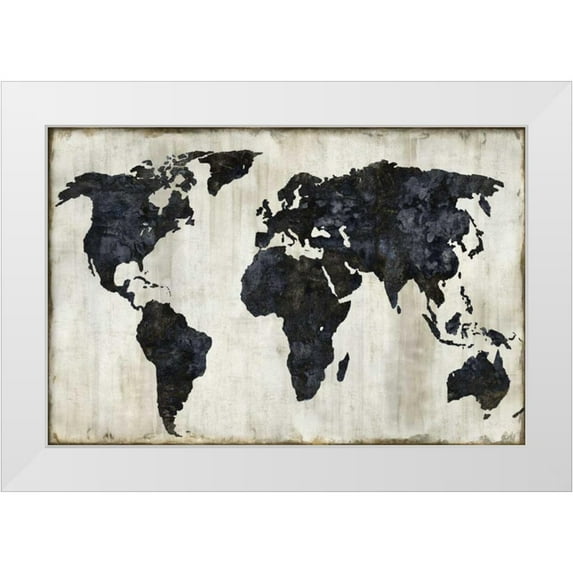 Brennan, Russell 14x11 White Modern Wood Framed Museum Art Print Titled - The World II