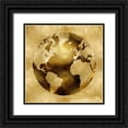 thumbnail image 1 of Brennan, Russell 15x15 Black Ornate Wood Framed with Double Matting Museum Art Print Titled - Golden Globe, 1 of 4