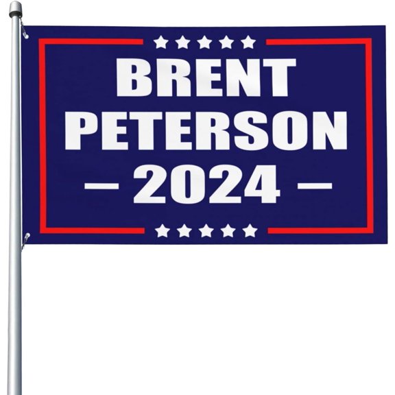 Brent 2024 Peterson Flag Vivid Colors Uv Fade Resistant Perfect For Outdoor Indoor Home Decor 3x5 Ft Single Sided Polyester Banner With Brass Grommets