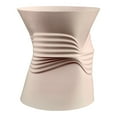 thumbnail image 1 of Brent MidCentury Modern Indoor Crushed Can Eco-Friendly 3D Printed Planter with Drainage, Sand, 1 of 6