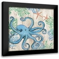 thumbnail image 1 of Brent, Paul 12x12 Black Modern Framed Museum Art Print Titled - Clearwater Sealife I, 1 of 5