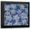 thumbnail image 1 of Brent, Paul 12x12 Black Modern Framed Museum Art Print Titled - Maritime Shell Repeat I, 1 of 5