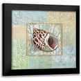 thumbnail image 1 of Brent, Paul 12x12 Black Modern Framed Museum Art Print Titled - Oceanic Shell Collage I, 1 of 5
