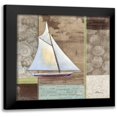 thumbnail image 1 of Brent, Paul 12x12 Black Modern Framed Museum Art Print Titled - Santa Rosa Boat II, 1 of 5