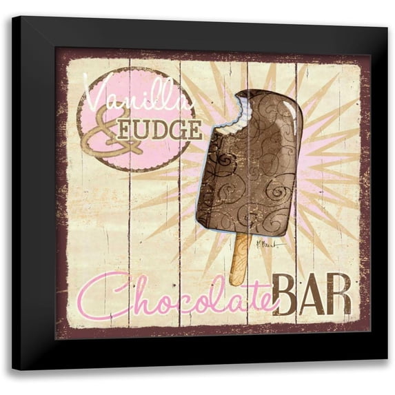 Brent, Paul 12x12 Black Modern Framed Museum Art Print Titled - Sweet Treats III