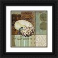 thumbnail image 1 of Brent, Paul 12x12 Black Ornate Wood Framed with Double Matting Museum Art Print Titled - Contemporary Shell II, 1 of 4
