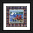 thumbnail image 1 of Brent, Paul 12x12 Black Ornate Wood Framed with Double Matting Museum Art Print Titled - Cypress Lake II, 1 of 4