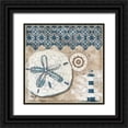 thumbnail image 1 of Brent, Paul 12x12 Black Ornate Wood Framed with Double Matting Museum Art Print Titled - Tide Pool Shells IV, 1 of 4