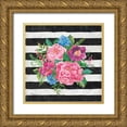 thumbnail image 1 of Brent, Paul 12x12 Gold Ornate Wood Framed with Double Matting Museum Art Print Titled - Juliette Bouquet I, 1 of 4