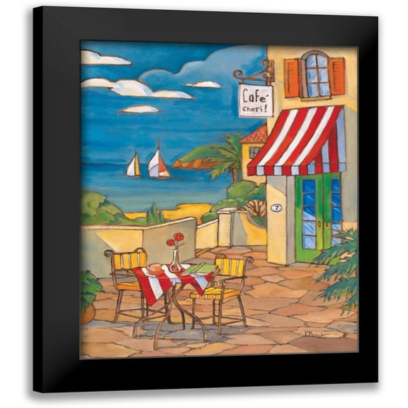 Brent, Paul 12x14 Black Modern Framed Museum Art Print Titled - Cafe Cheri