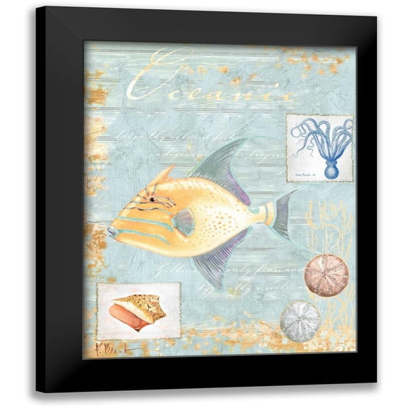 Brent, Paul 12x14 Black Modern Framed Museum Art Print Titled - Oceanic