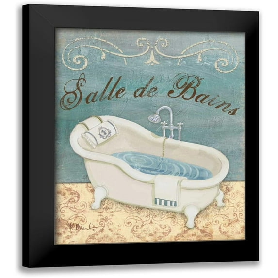 Brent, Paul 12x14 Black Modern Framed Museum Art Print Titled - Parisian Bath I