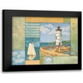 thumbnail image 1 of Brent, Paul 14x12 Black Modern Framed Museum Art Print Titled - Lighthouse Collage II, 1 of 5