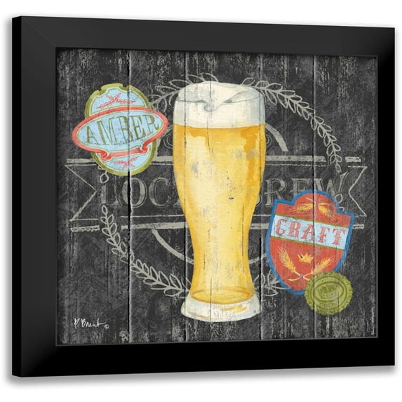 Brent, Paul 15x15 Black Modern Framed Museum Art Print Titled - Craft Brew I