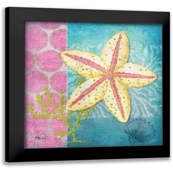 Brent, Paul 15x15 Black Modern Framed Museum Art Print Titled - Fantasy Reef I