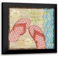 thumbnail image 1 of Brent, Paul 15x15 Black Modern Framed Museum Art Print Titled - Hit the Beach II, 1 of 5