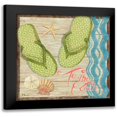thumbnail image 1 of Brent, Paul 15x15 Black Modern Framed Museum Art Print Titled - Hit the Beach IV, 1 of 5