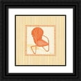 thumbnail image 1 of Brent, Paul 15x15 Black Ornate Wood Framed with Double Matting Museum Art Print Titled - Retro Patio Chair I, 1 of 4