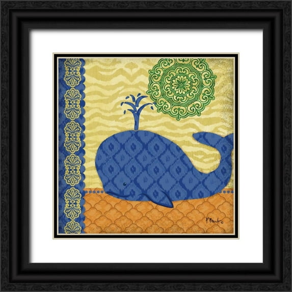 Brent, Paul 15x15 Black Ornate Wood Framed with Double Matting Museum Art Print Titled - Sanctuary Bay II