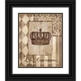 thumbnail image 1 of Brent, Paul 15x18 Black Ornate Wood Framed with Double Matting Museum Art Print Titled - Provencial Collage II, 1 of 4