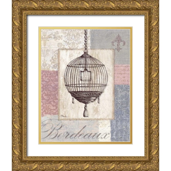 Brent, Paul 15x18 Gold Ornate Wood Framed with Double Matting Museum Art Print Titled - Boutique de Paris III