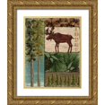 thumbnail image 1 of Brent, Paul 15x18 Gold Ornate Wood Framed with Double Matting Museum Art Print Titled - Nature Trail I, 1 of 4