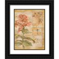 thumbnail image 1 of Brent, Paul 19x24 Black Ornate Wood Framed with Double Matting Museum Art Print Titled - Flora Dragonfly, 1 of 4