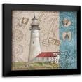 thumbnail image 1 of Brent, Paul 20x20 Black Modern Framed Museum Art Print Titled - Harbor Point II, 1 of 5