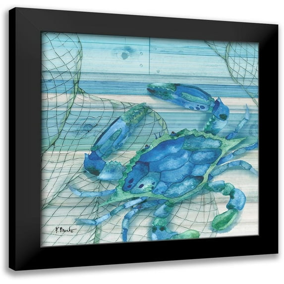 Brent, Paul 20x20 Black Modern Framed Museum Art Print Titled - Hilton Crab
