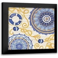 thumbnail image 1 of Brent, Paul 20x20 Black Modern Framed Museum Art Print Titled - Nautical Suzani II, 1 of 5