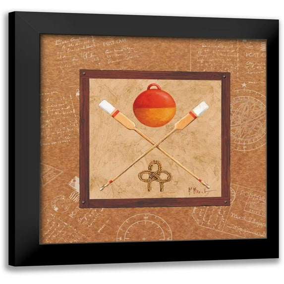 Brent, Paul 20x20 Black Modern Framed Museum Art Print Titled - Newport IV