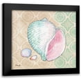 thumbnail image 1 of Brent, Paul 20x20 Black Modern Framed Museum Art Print Titled - Serene Seashells II, 1 of 5