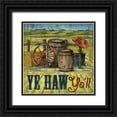 thumbnail image 1 of Brent, Paul 20x20 Black Ornate Wood Framed with Double Matting Museum Art Print Titled - Howdy Partner II, 1 of 4